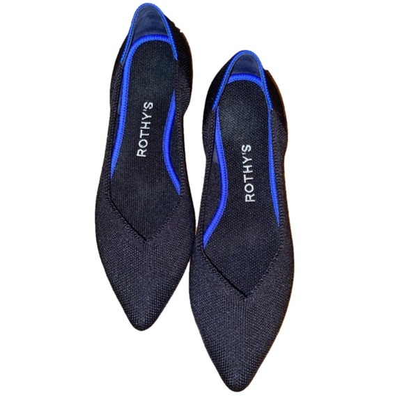 Rothy’s The Point Ballet Flats Solid Black - Picture 2 of 8